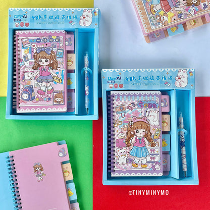 Sweet Daily Life Diary and Pen Set - Tinyminymo