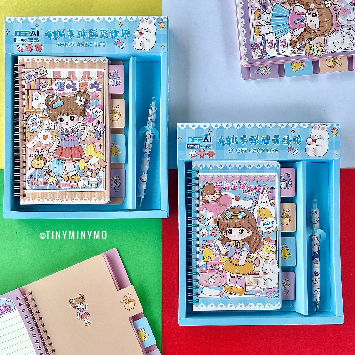 Sweet Daily Life Diary and Pen Set - Tinyminymo