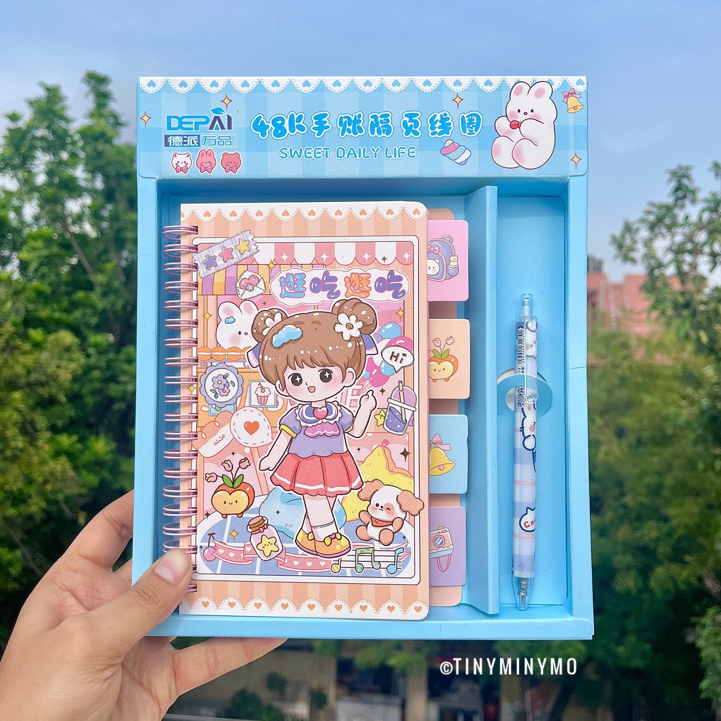 Sweet Daily Life Diary and Pen Set - Tinyminymo