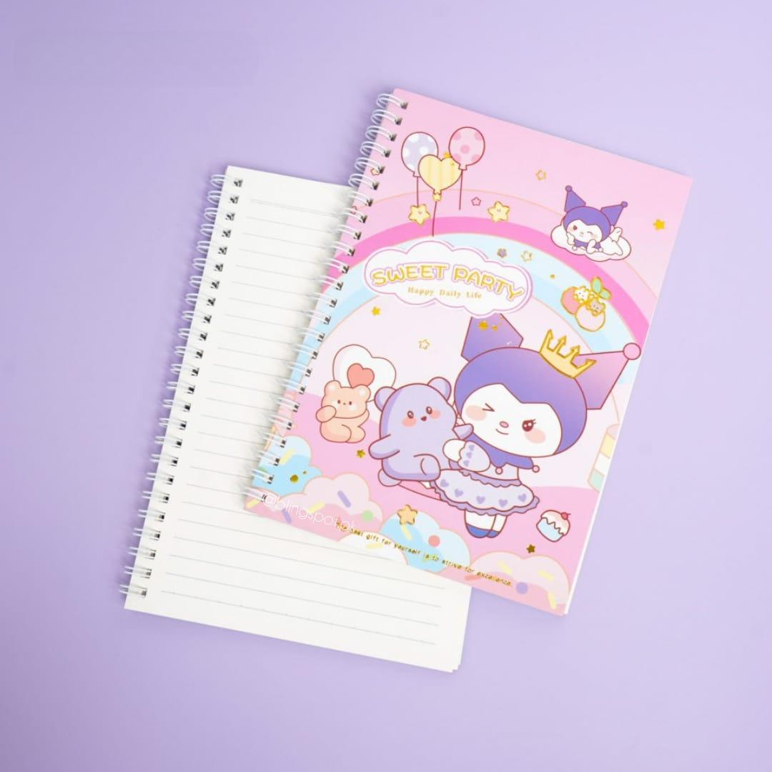 Sweet Party Sanrio Spiral Notebook - Tinyminymo