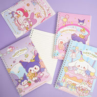 Sweet Party Sanrio Spiral Notebook - Tinyminymo