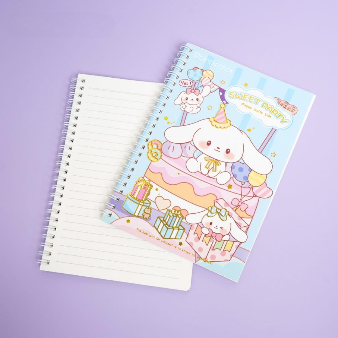 Sweet Party Sanrio Spiral Notebook - Tinyminymo