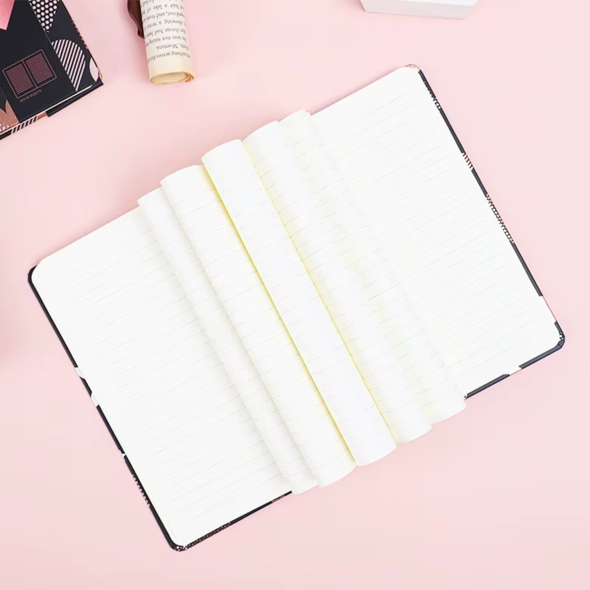 Ruled Pages of Notebook in Holographic Texture - Tinyminymo