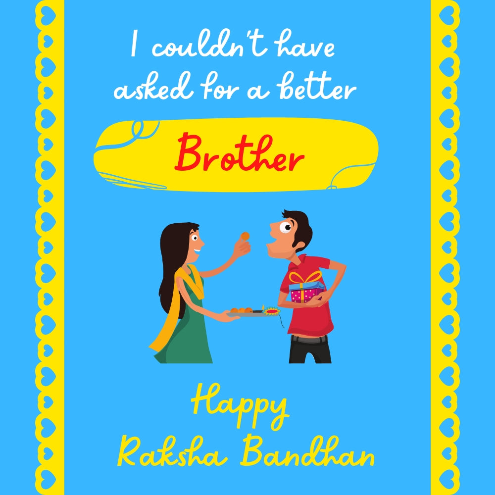 TinyMinyMo Rakhi Gift Card for Brother