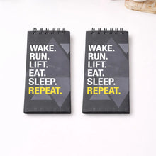 Load image into Gallery viewer, Two Black Color Notepads with Motivational Schedule - Tinyminymo
