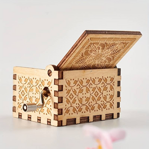 To My Mom Wooden Music Box - Tinyminymo