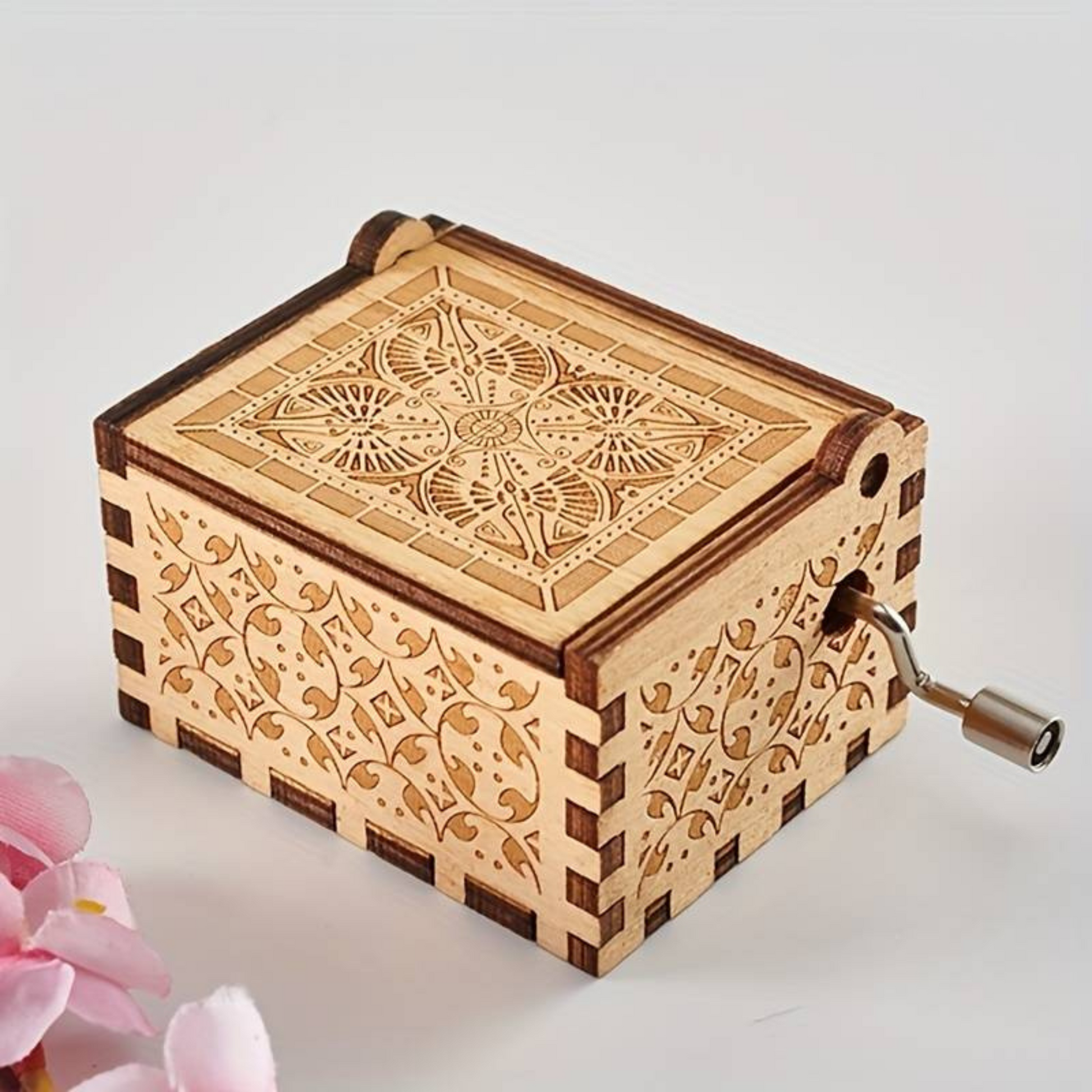 To My Mom Wooden Music Box - Tinyminymo