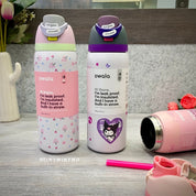 Two Insulated Bottle with Kuromi and Floral and Prints - Tinyminymo