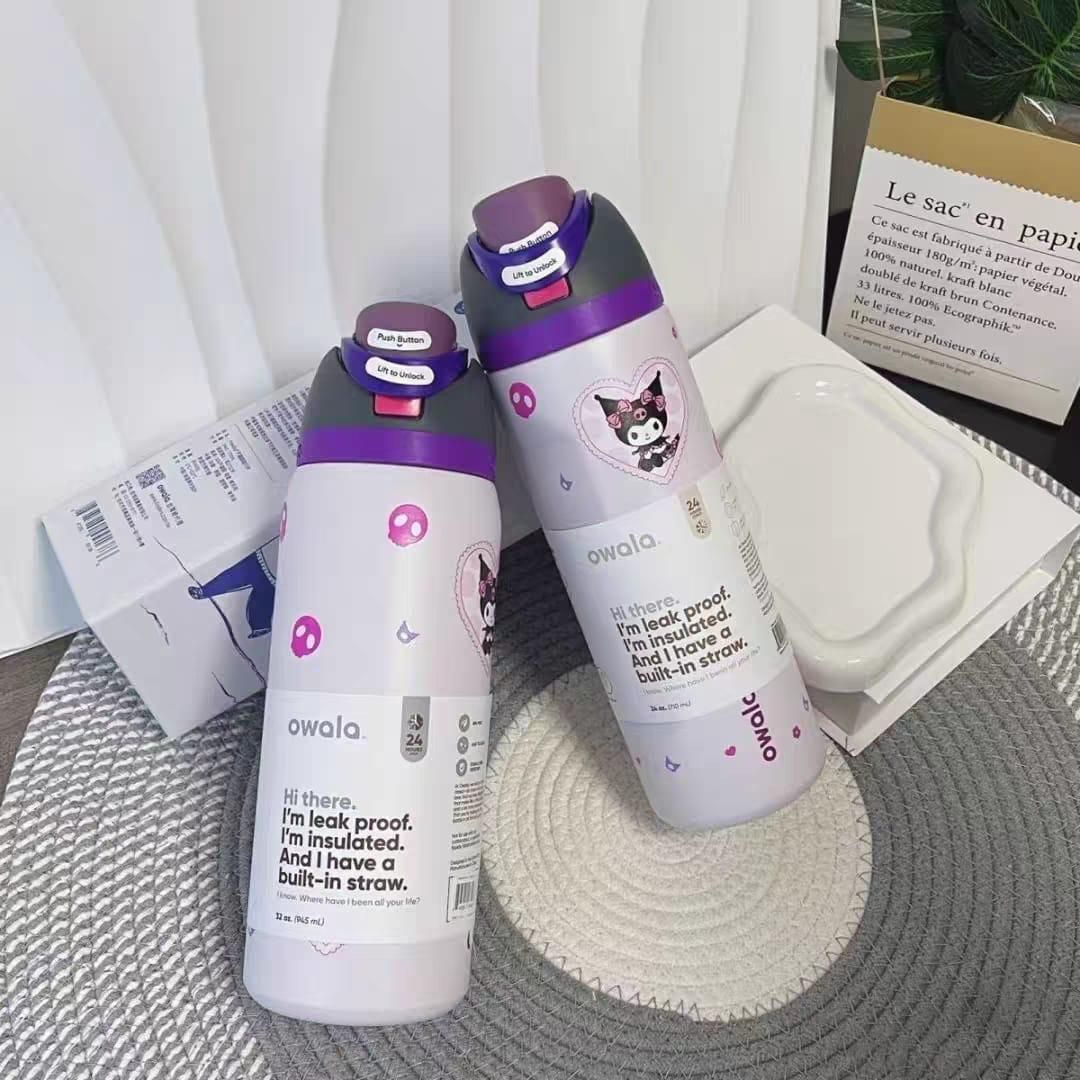 Two Purple Color Water Bottle - Tinyminymo