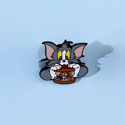 Tom and Jerry Lapel Pin - Tinyminymo