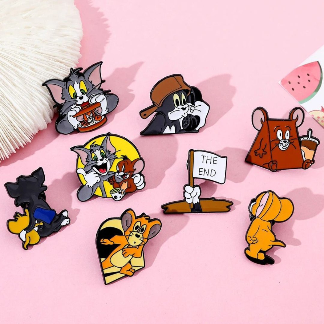 Tom and Jerry Lapel Pin - Tinyminymo