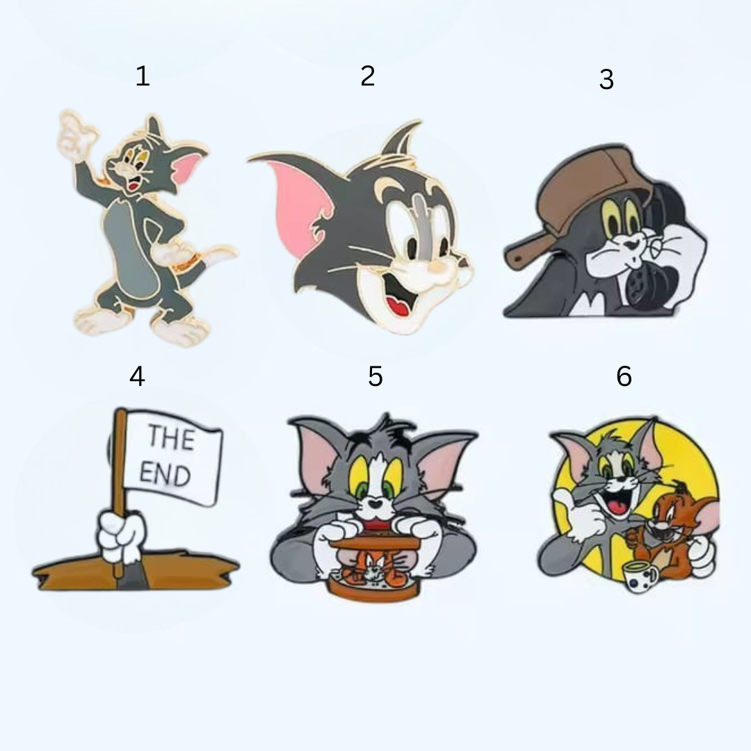 Tom and Jerry Lapel Pin - Tinyminymo