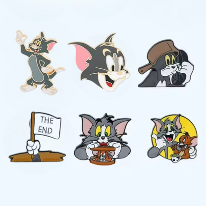 Tom and Jerry Lapel Pin - Tinyminymo