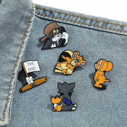 Tom and Jerry Lapel Pin - Tinyminymo