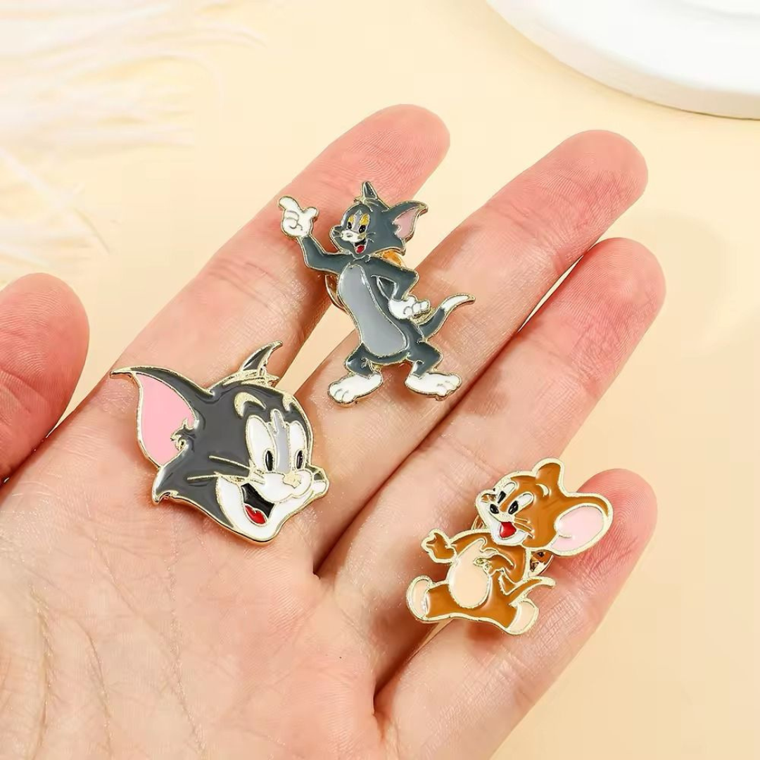 Tom and Jerry Lapel Pin - Tinyminymo