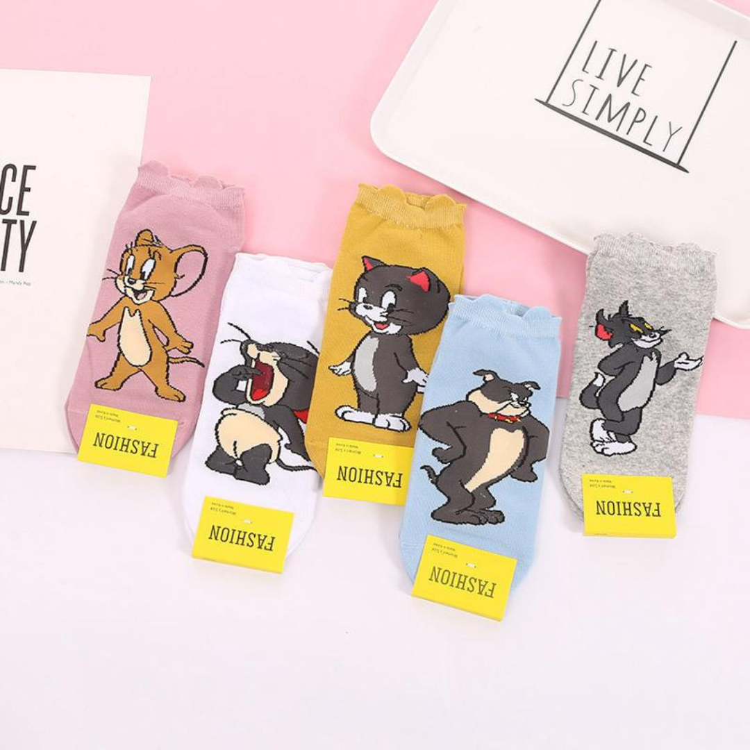 Tom and Jerry Socks - Tinyminymo