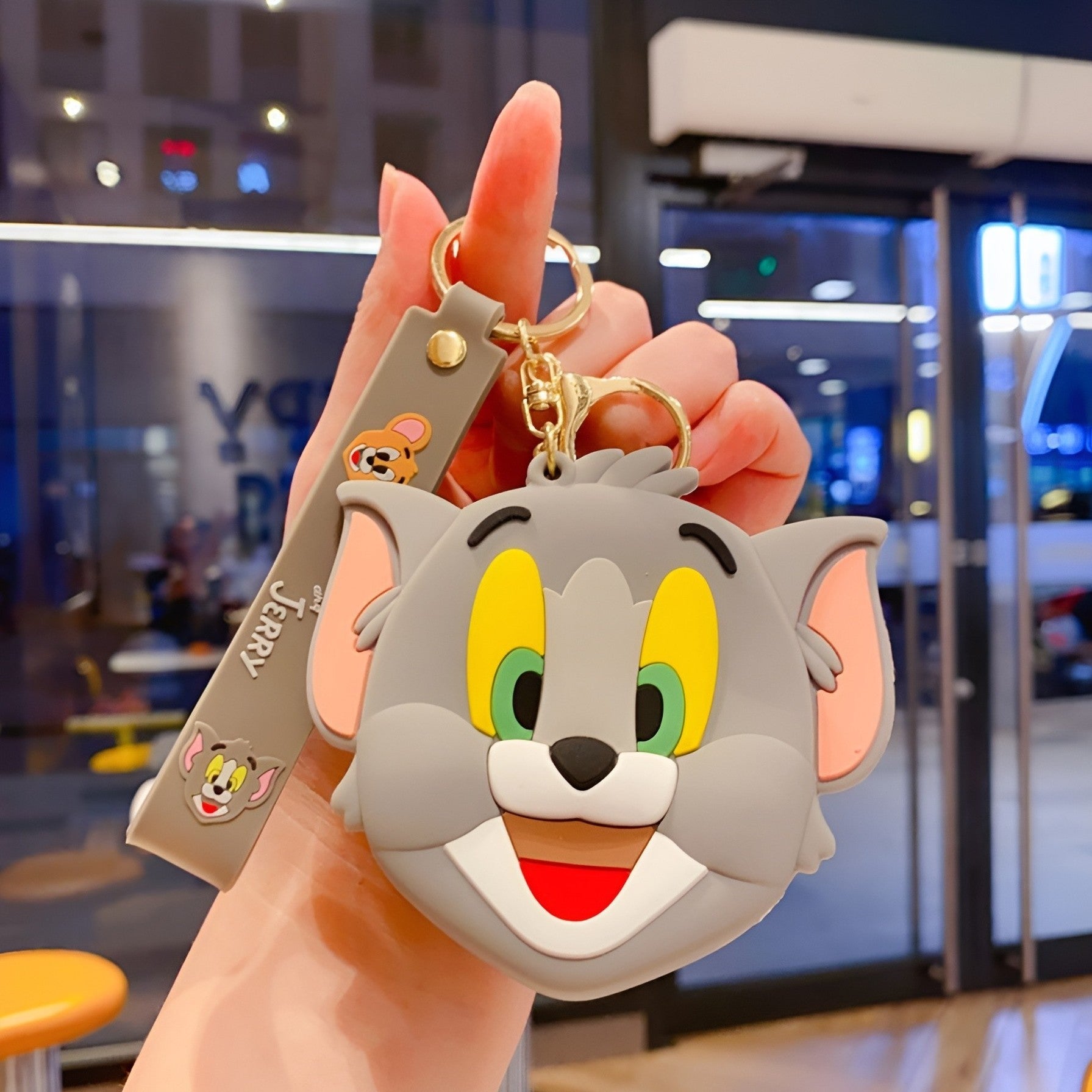 Tom and jerry coin pouch keychain - Tinyminyo