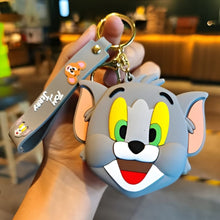 Load image into Gallery viewer, Tom and jerry coin pouch keychain - Tinyminyo
