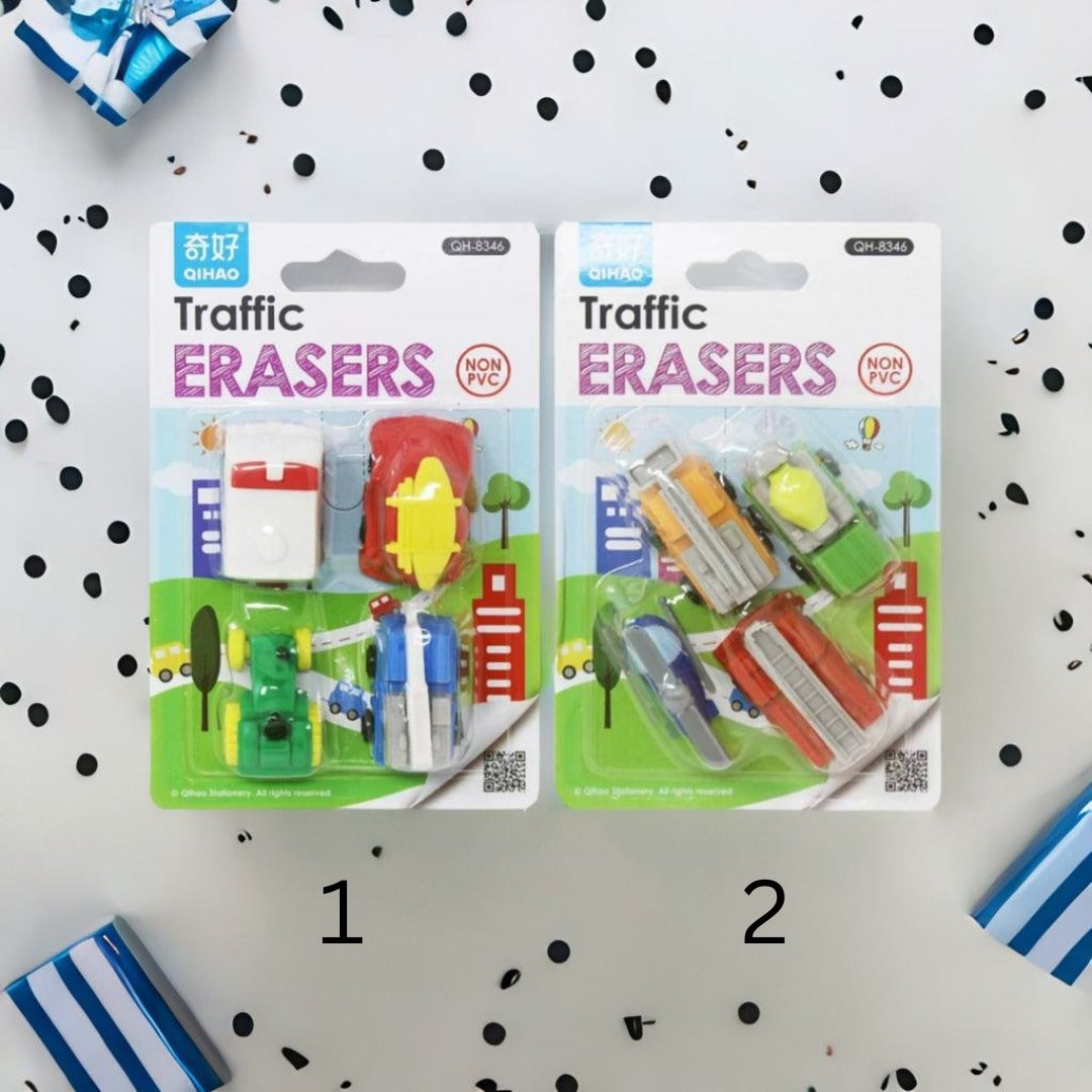 Traffic Eraser Set - Tinyminymo