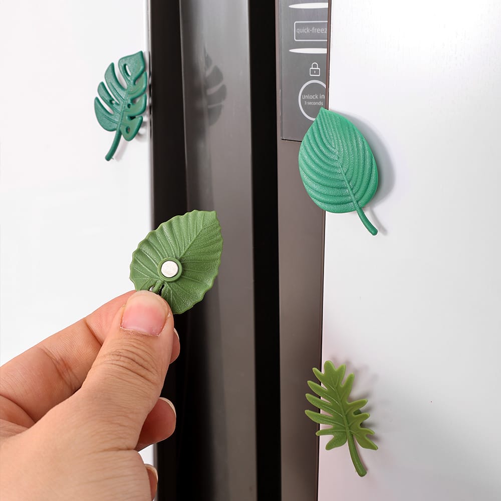 Tropical Leaf Fridge Magnet - Set of 4 - Tinyminymo