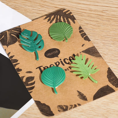 Tropical Leaf Fridge Magnet - Set of 4 - Tinyminymo