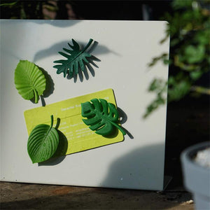 Tropical Leaf Fridge Magnet - Set of 4 - Tinyminymo