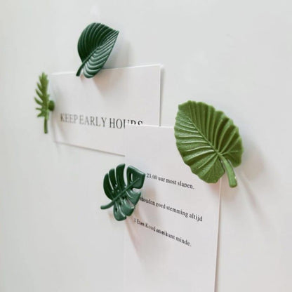 Tropical Leaf Fridge Magnet - Set of 4 - Tinyminymo