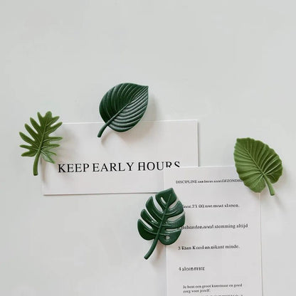 Tropical Leaf Fridge Magnet - Set of 4 - Tinyminymo