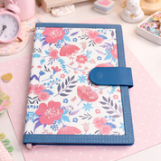 Blue Color Notebook in Floral Print - Tinyminymo