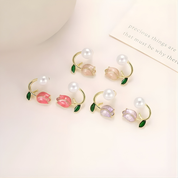 Variants of Tulip Pearl Earrings - Tinyminymo