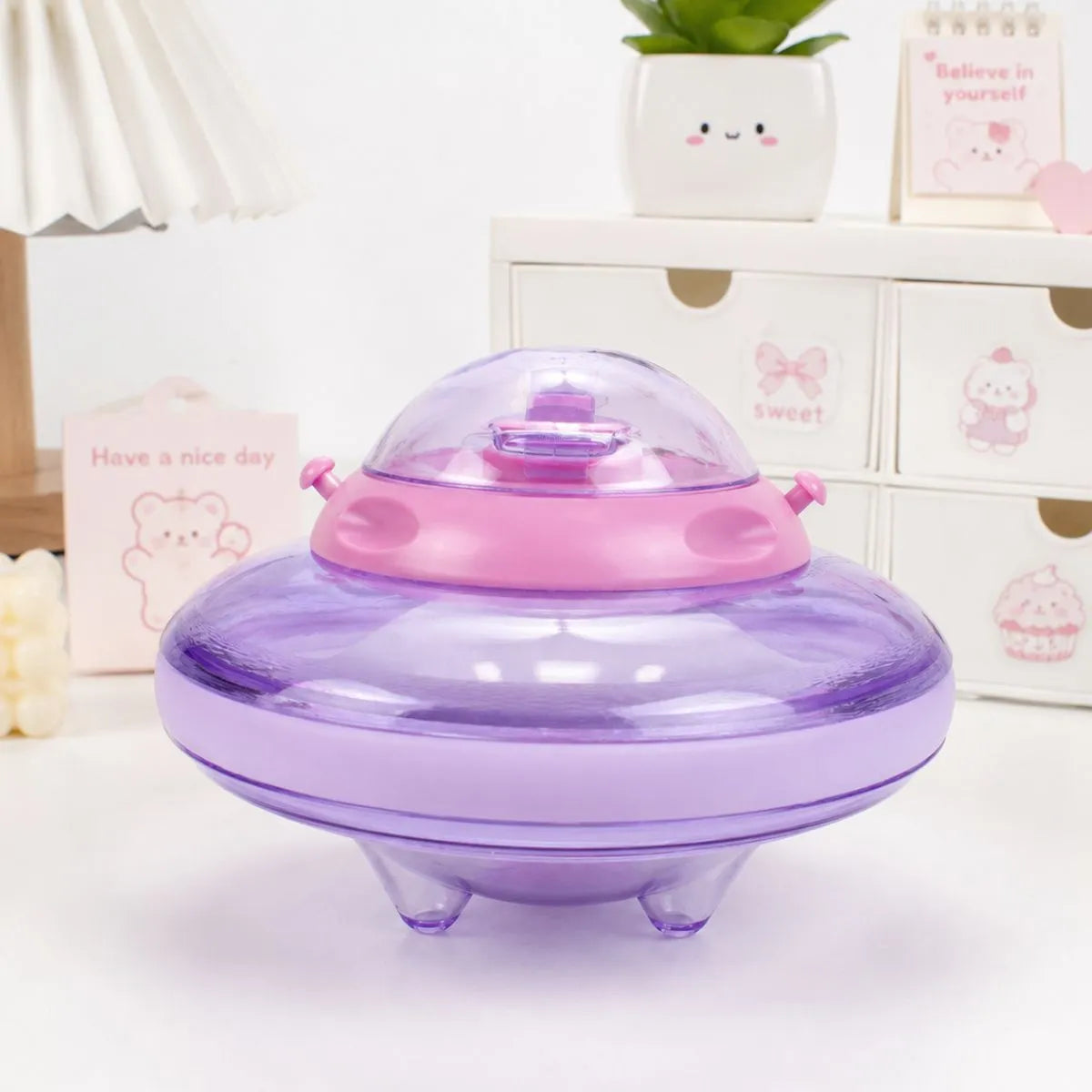 Purple UFO Water Bottle - Tinyminymo