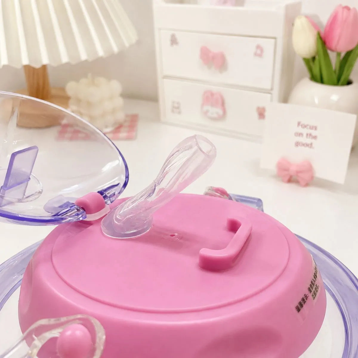 Rubber Straw Water Bottle - Tinyminymo