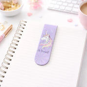 Purple Bookmark with Unicorn Design - Tinyminymo