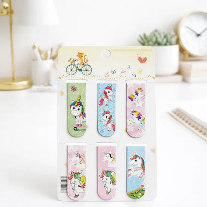 Unicorn Magnetic Bookmarks - Tinyminymo