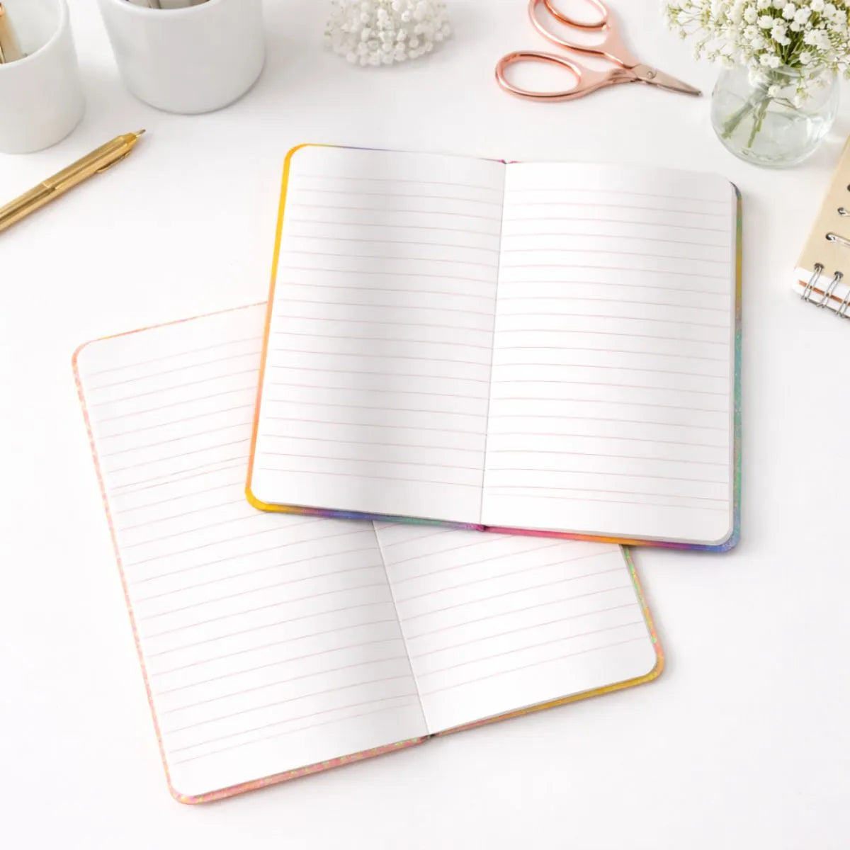 Ruled Pages in Unicorn Diary - Tinyminymo