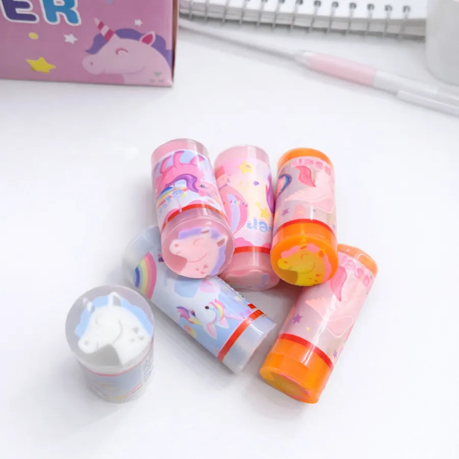 Colorful Unicorn Erasers - Tinyminymo