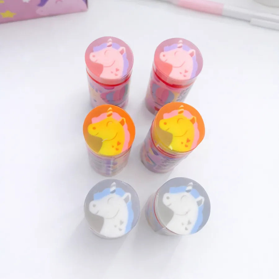 All variants of Unicorn themed Erasers - Tinyminymo