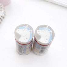 Load image into Gallery viewer, Blue Color of Unicorn Eraser - Tinyminymo
