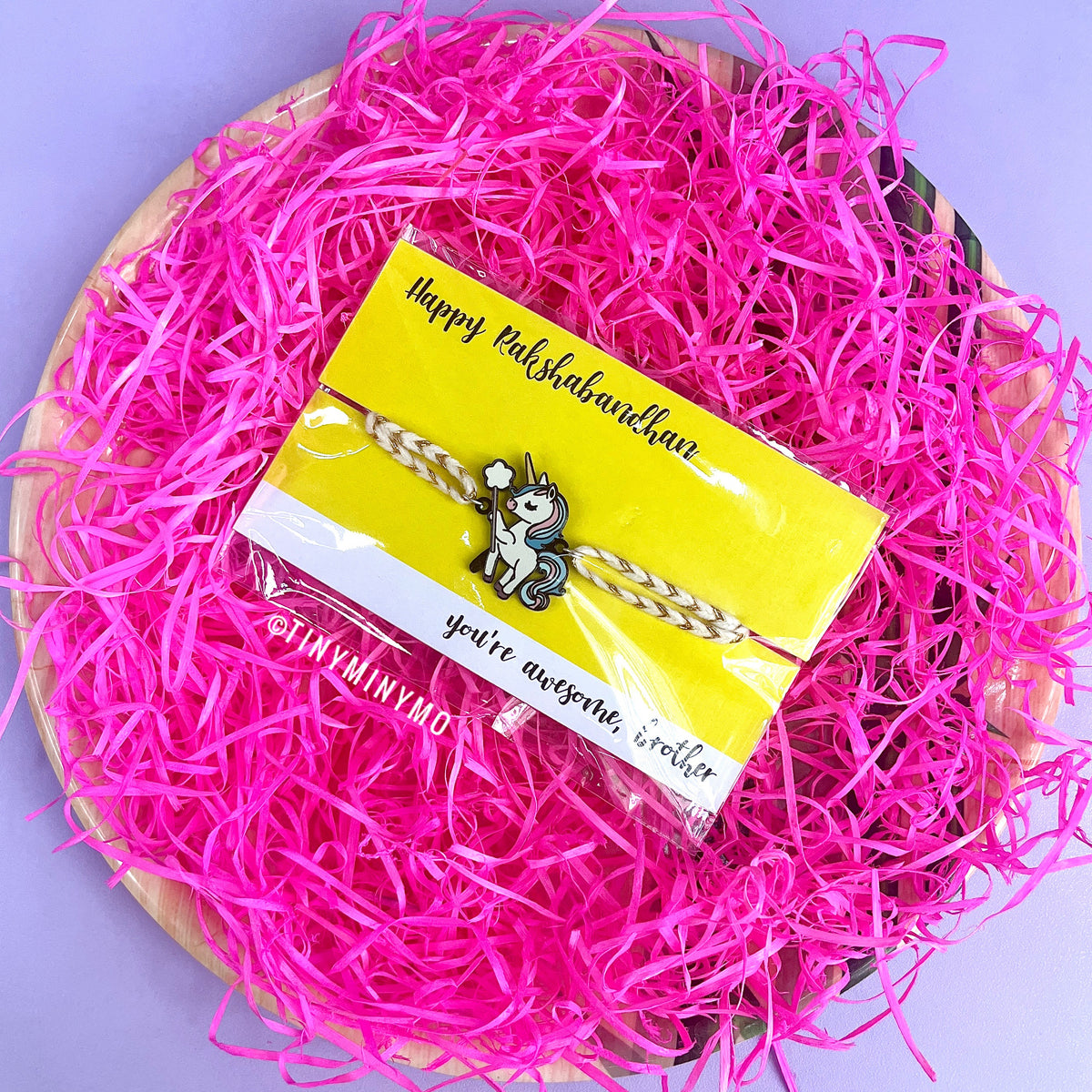 Unicorn Love Metal Rakhi - Tinyminymo