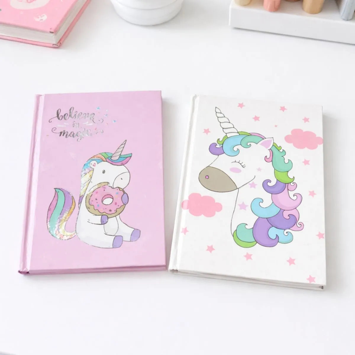 Two Notebooks with Unicorn Designs - Tinyminymo
