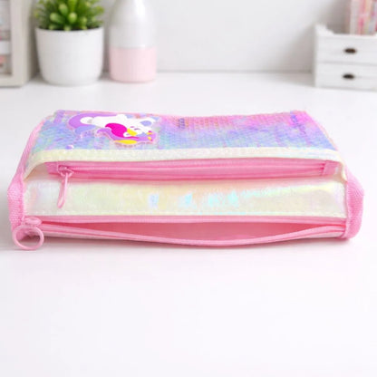 Two Compartment of Unicorn Pencil Pouch - Tinyminymo