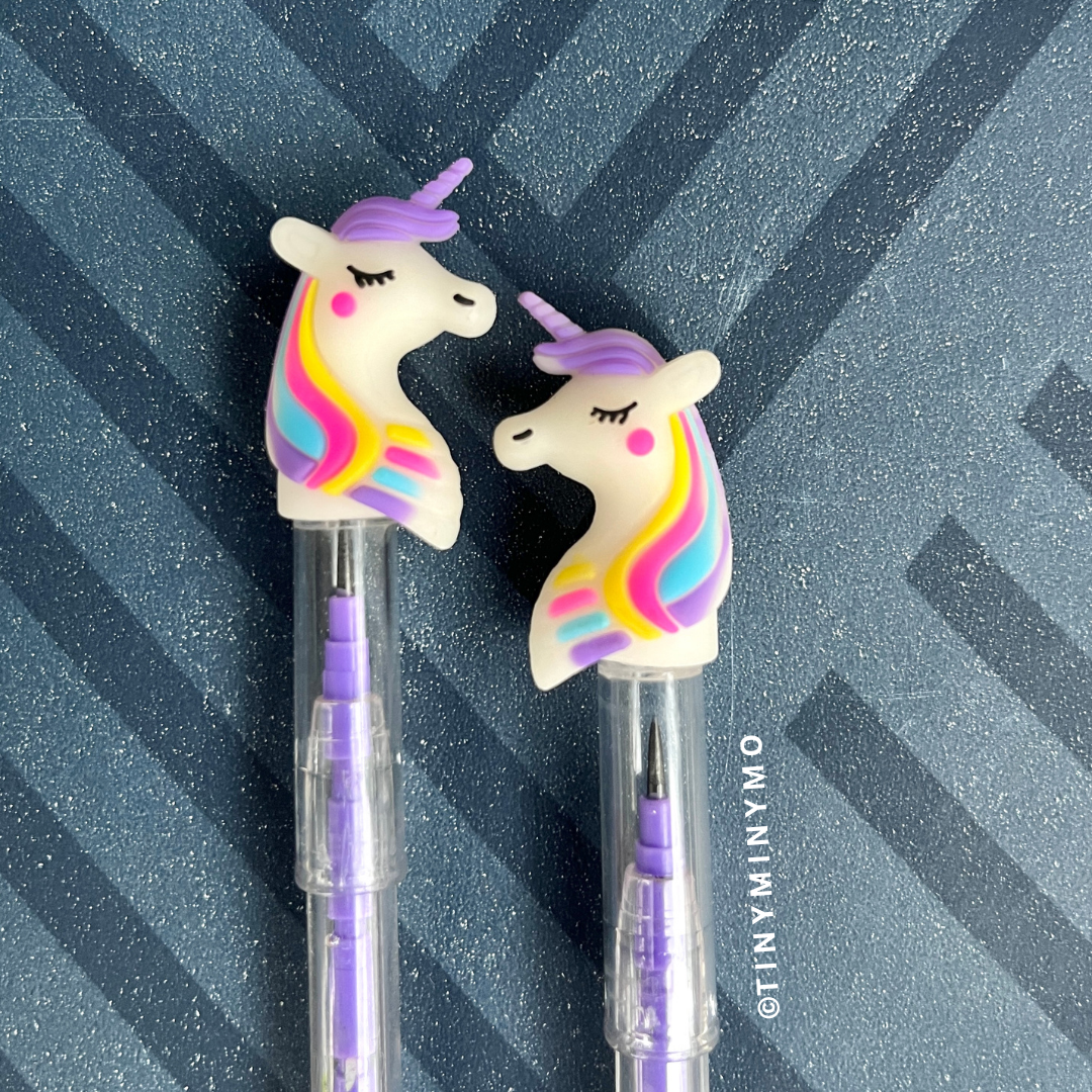 Unicorn Stackable Pencil - Tinyminymo