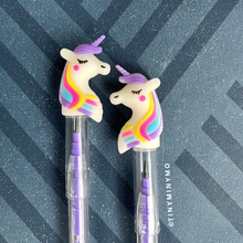 Load image into Gallery viewer, Unicorn Stackable Pencil - Tinyminymo
