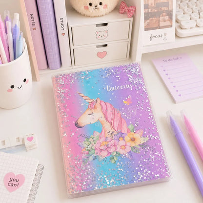 Unicorn Design Water Cover Notebook - Tinyminymo