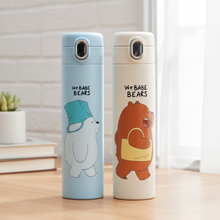 Load image into Gallery viewer, Two Bottles of We Bare Bear with Ted and Po Designs - Tinyminymo
