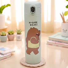 Load image into Gallery viewer, White Color Bottle in Ted Design - Tinyminymo 
