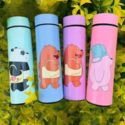 We Bare Bear LED Temperature Display Bottle - Tinyminymo