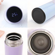 We Bare Bear LED Temperature Display Bottle - Tinyminymo