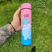 We Bare Bear LED Temperature Display Bottle - Tinyminymo