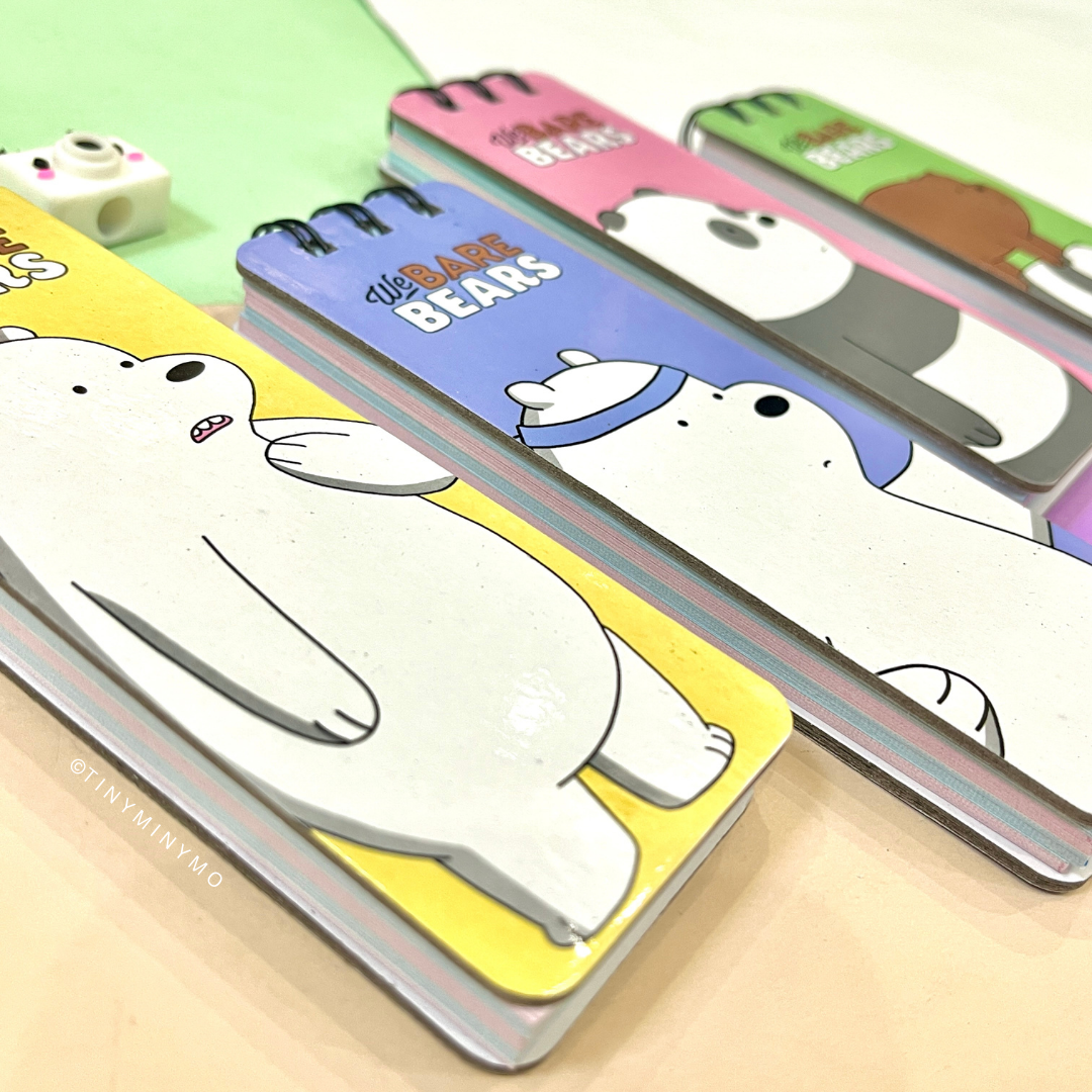 We Bare Bear Mini Notepad - Tinyminymo